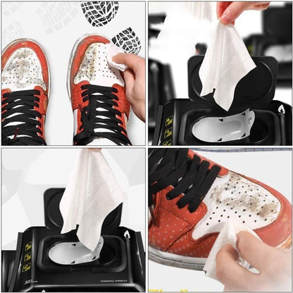 Natural Sneaker & Shoe Cleaner Wipes - 1 Packs of 80